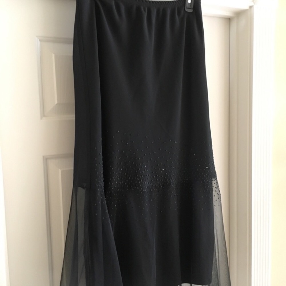 Bay Studio Evening Maxi Beaded Skirt